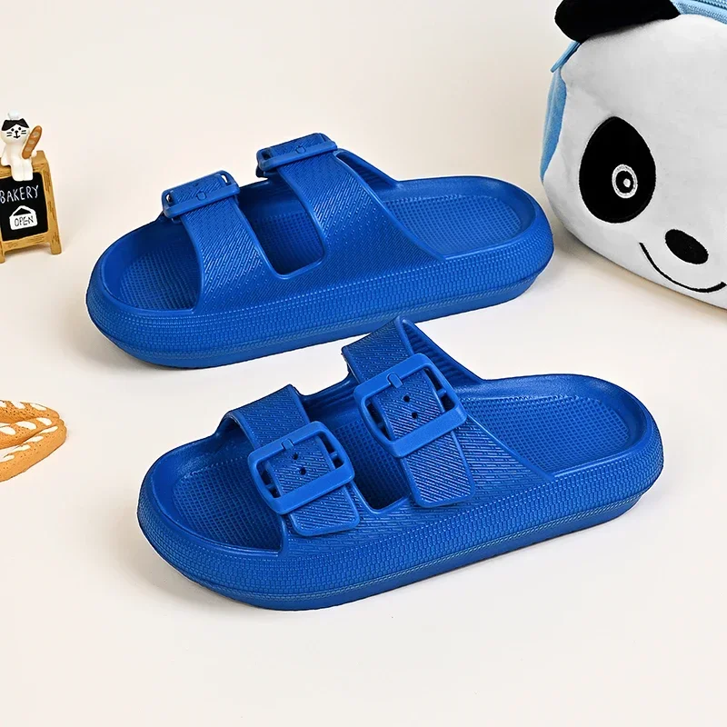 Summer Kids EVA Sandals Lightweight Comfortable Non-Slip Beach Shoes for Boys Girls Children Antiskid Slippers
