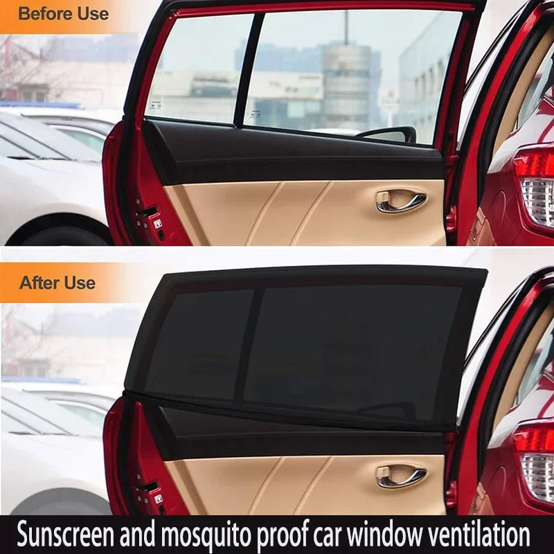 

Car mosquito screen windows Mosquito proof mesh sunshade for car windows Sunscreen and thermal insulation do not block the view