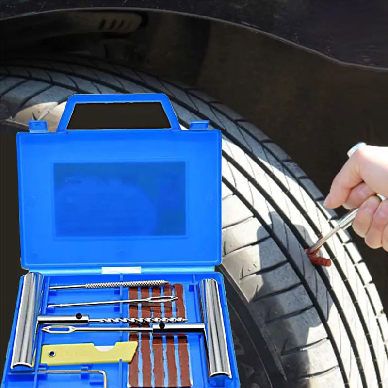 

Tire Repair Tool Car Tire Repair DIY Motorcycle Tire Perforation Repair Lawn Mower Tractor Truck Tire Quick Repair Rubber Strip