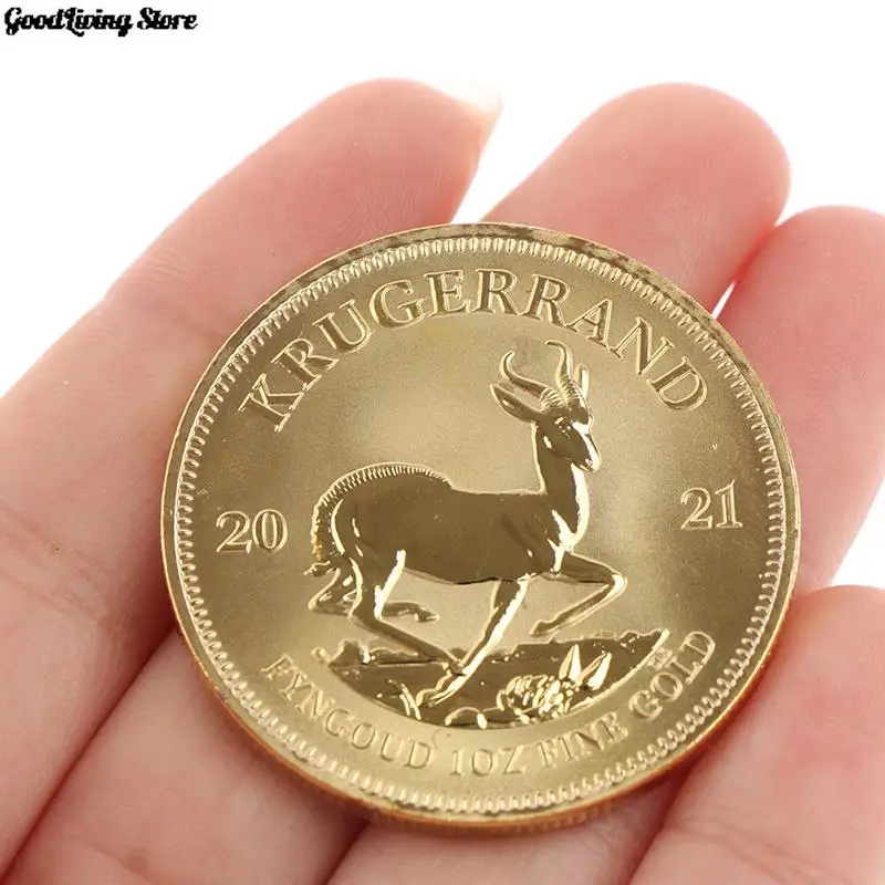 1PC 1974 1978 2021 South African Gold Krugerrand Coin 4cm Gold Coin 1pc-1974-1978-2021-south-african-gold-krugerrand-coin-4cm-gold-coin