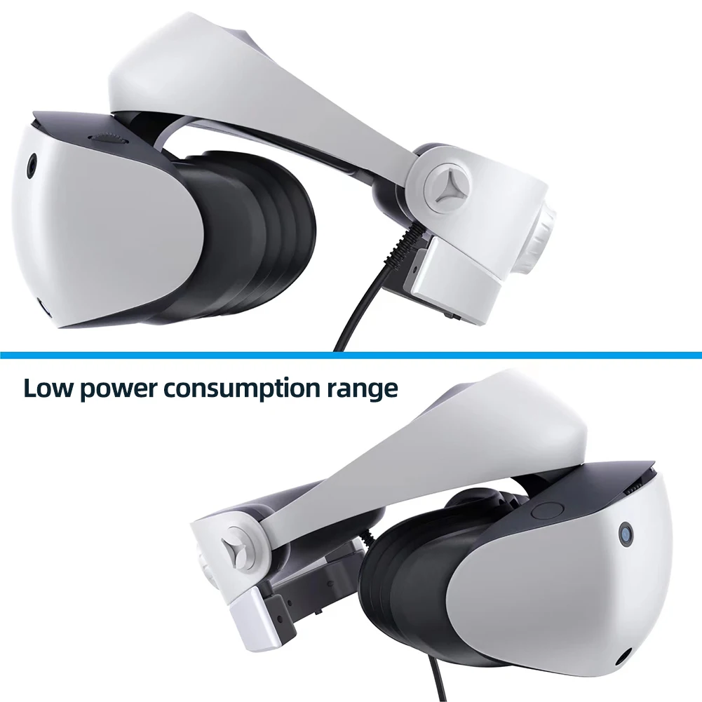 Mini Speaker Helmet Stereo External Amplifier 3.5mm Audio 300mAh Rechargeable Battery Replace Original Headphones for PS VR2