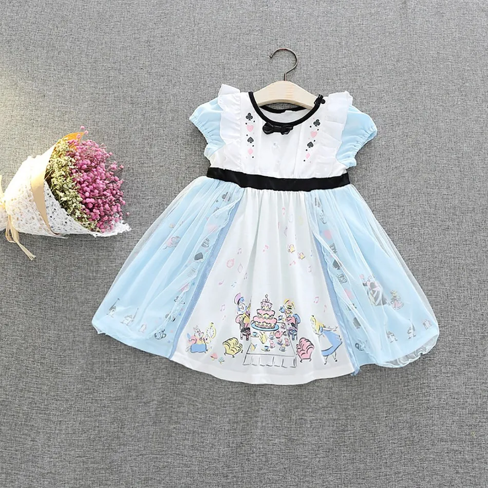 Little Girl Princess Costume bambini Baby Girl Alice Dress neonato Alice  nel paese delle meraviglie Costume Kids Birthday Party Dress - AliExpress