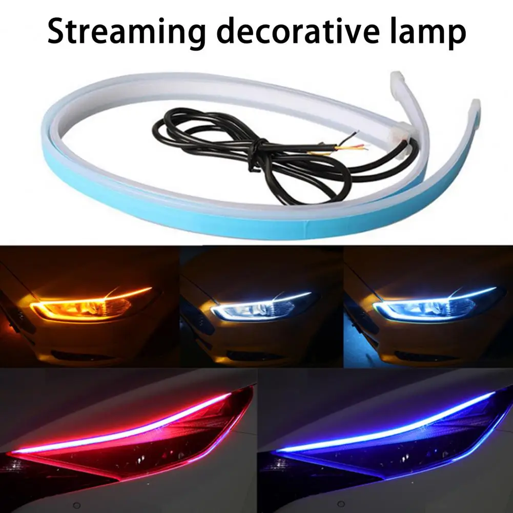 

Excellent Running Light Bars Waterproof Modified Auto DRL Car LED Running Lights Flexible Car Streamer Lights for Vehicle