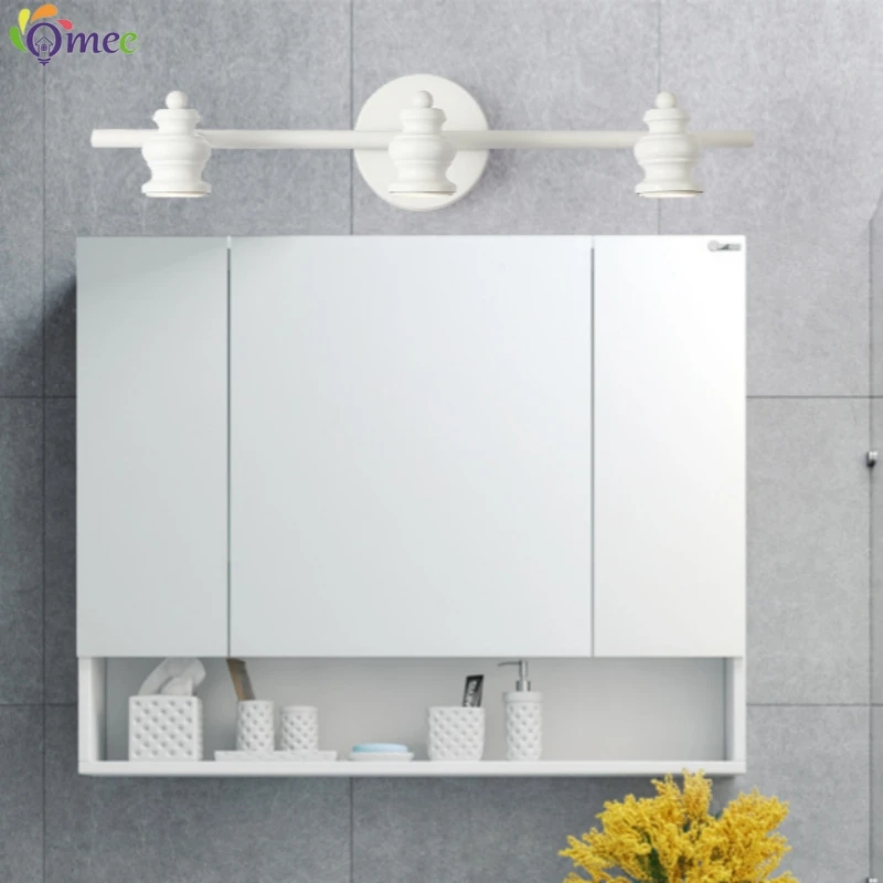 Bathroom LED Mirror Wall Lamp Black White Up Down Swing Adjustable Sconce Lighting Fixture Makeup mirror LED Luxury Decor Lights