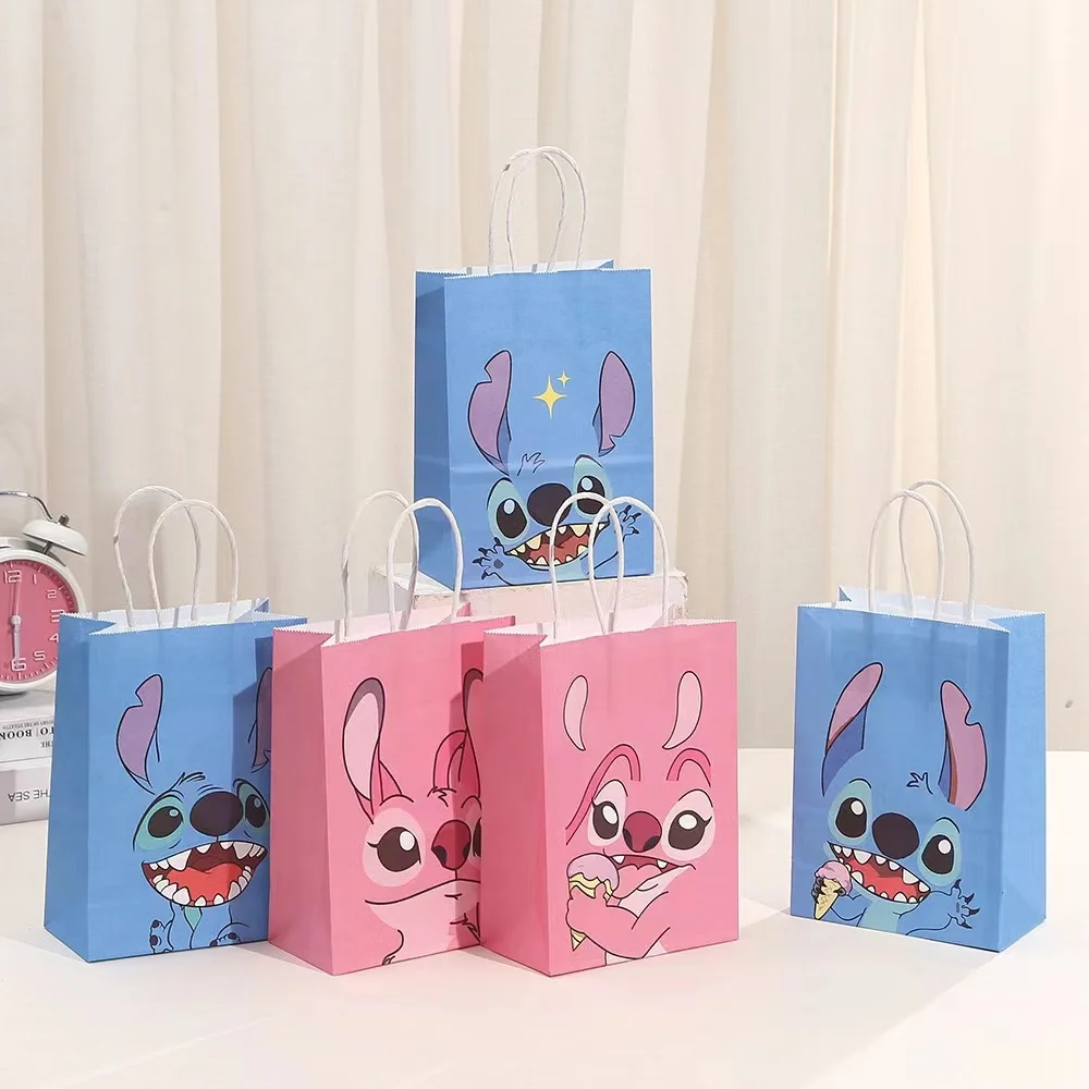 Lilo&Stitch Gift Bag Candy Loot Bags Cartoon Party Festival Event Birthday Decoration Baby Shower Favor Stitch Party Supplies