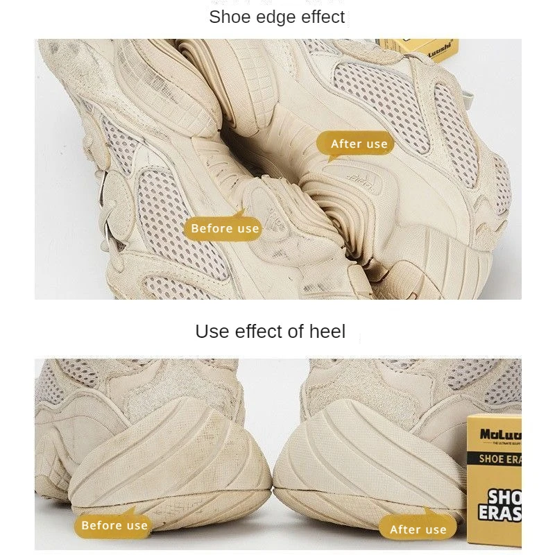 Shoes Cleaning Eraser Suede Sheepskin Matte Nubuck Leather Sneakers Fabric Cleaner Shoe Brush Decontamination Rubber Block Care 4