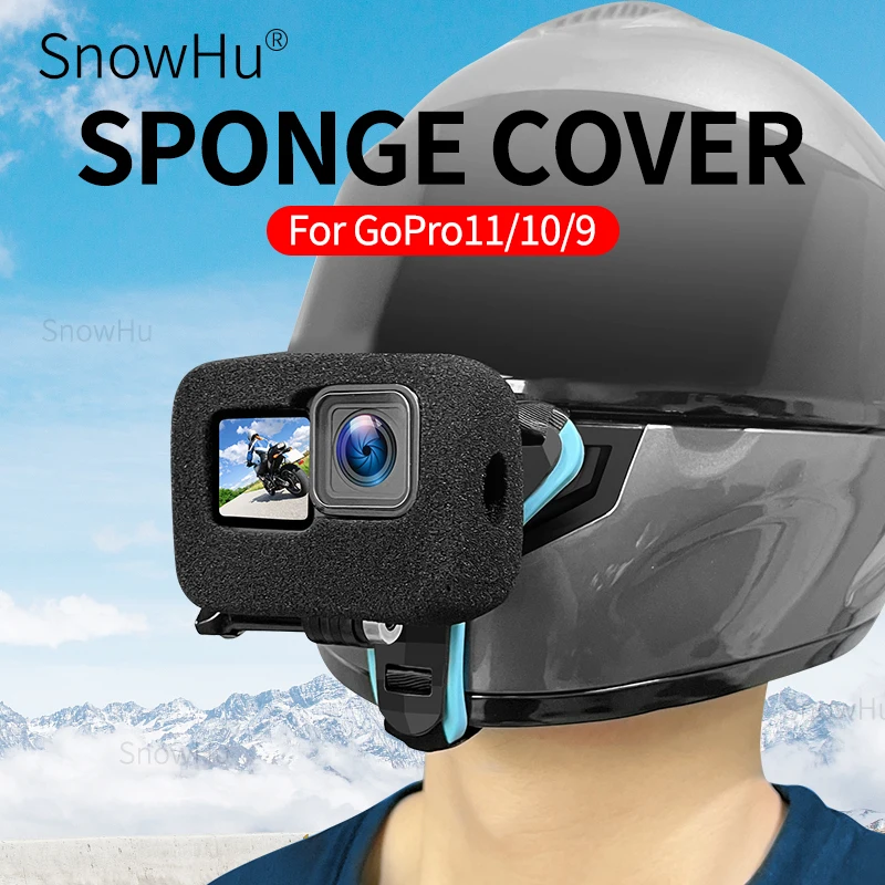 Parabrezza Wind Noise Reduction Sponge Foam Case Per Gopro Hero 11 10 9 Cover Housing Per Go Pro Hero 11 10 9 Accessori Per Fotocamera
