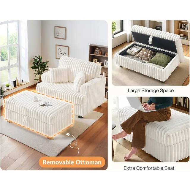 Oversized Chaise Lounge Chair 4