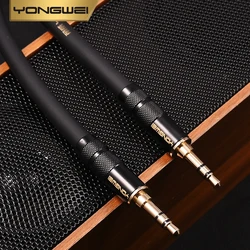 Premium 3.5mm Audio Extension Cable - Straight to Curved AUX Connector for Enhanced Sound Quality (Straight to straight)