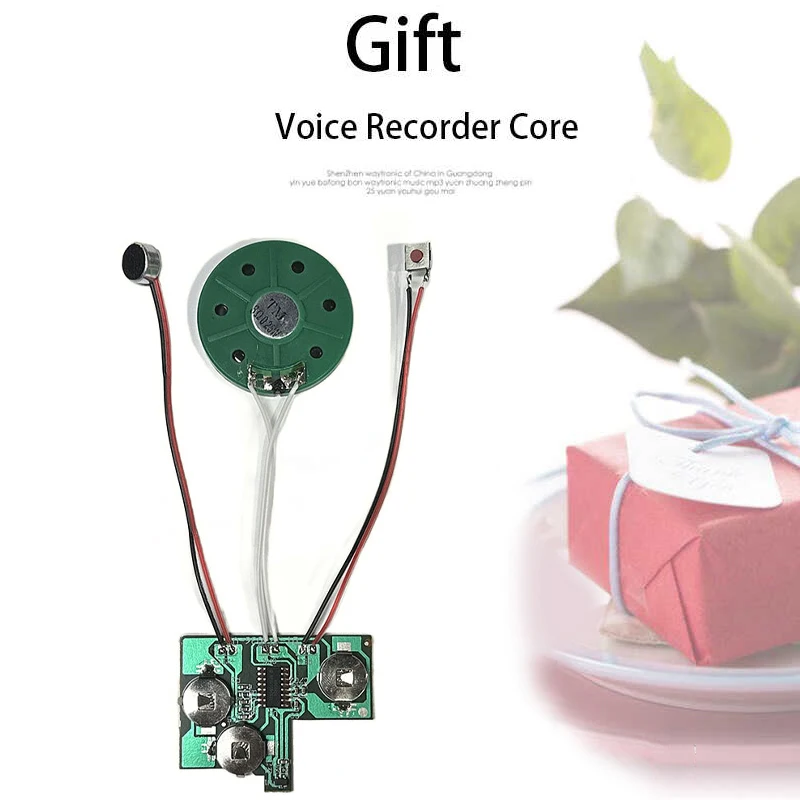 

Подарочная музыкальная шкатулка «сделай сам» с магнитной записью звука, 30 сек, записываемая поздравительная открытка, чип, модуль записи звука и голоса, устройство