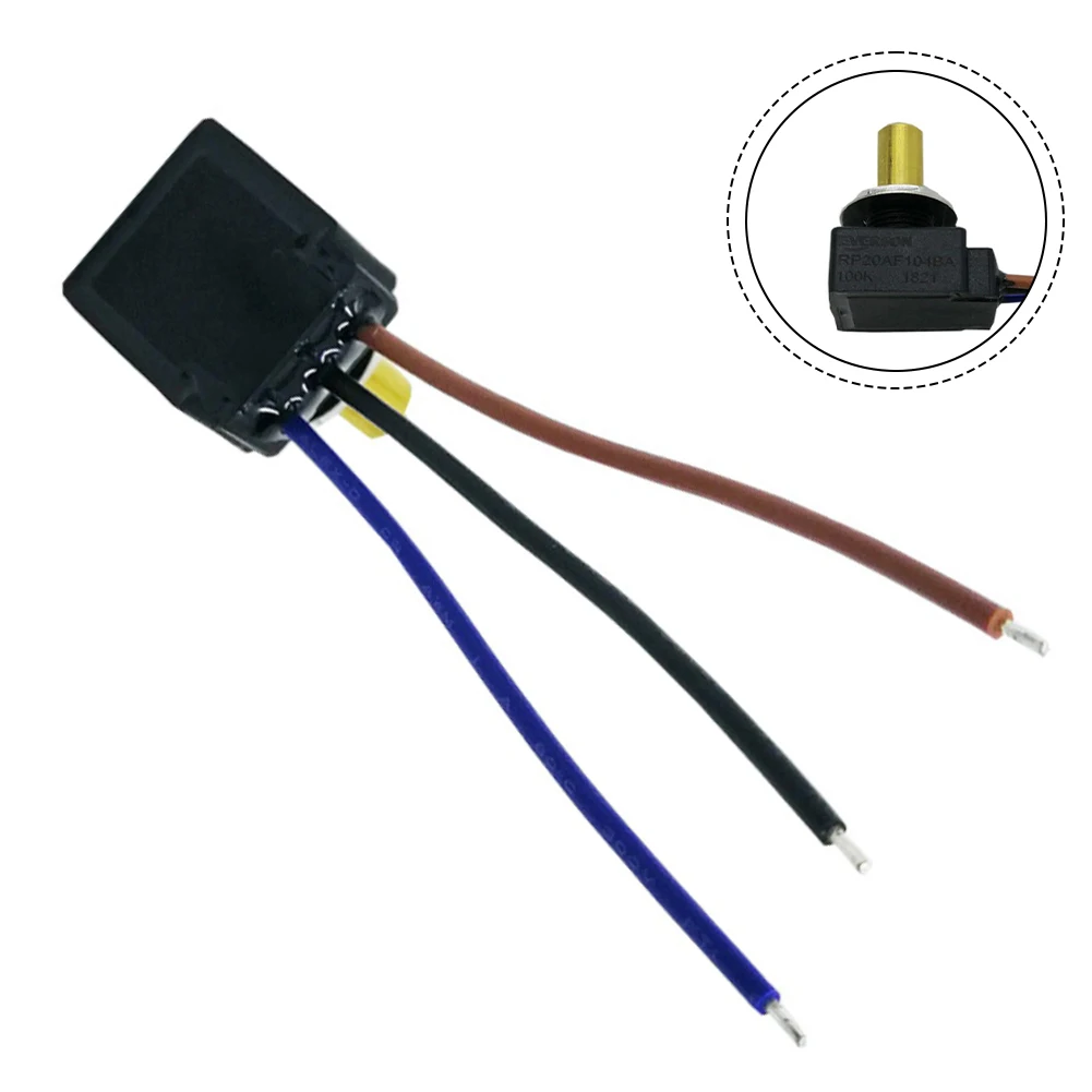 1pc Rotary Potentiometer Special Adjustable Resistor Waterproof  For Electronic Equipment Accessories Easy To Install