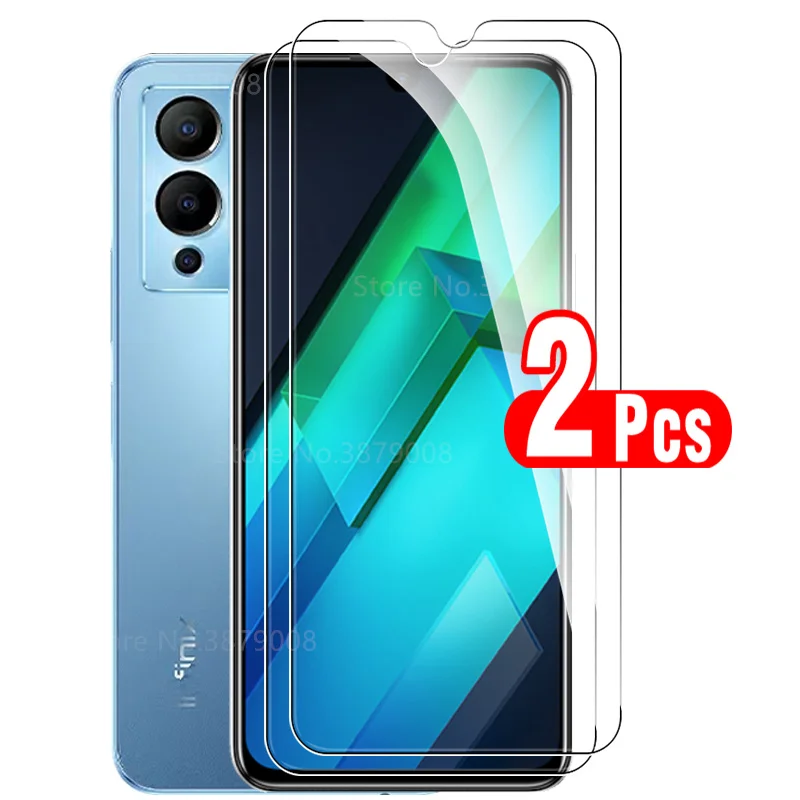 

2pcs full cover screen protector tempered glass for Infinix Note 12 G96 Note12 smartphone protection films X670 6.7 inches