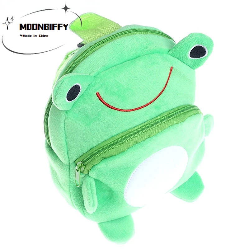 Миниатюрная школьная сумка с мультяшным рисунком лягушки Детский рюкзак детские