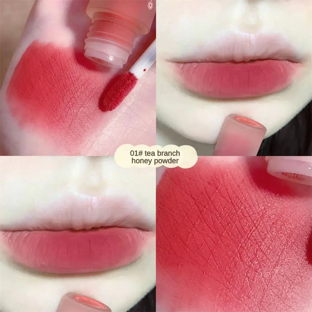 HANGENEE Fireworks Bear Lip Glaze Mirror Water Light Lip Gloss Parity Waterproof Lipstick Tint Makeup For Cosmetics