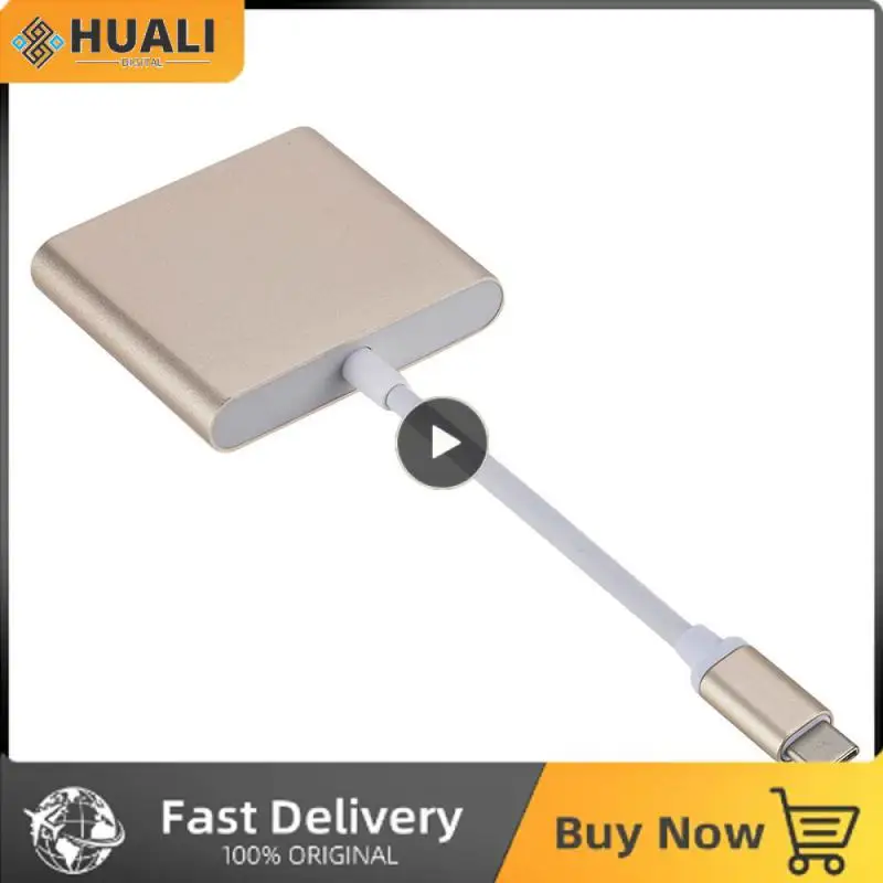 

Кабель-адаптер 3-в-1 с разъемами USB Type-C и USB Type-C