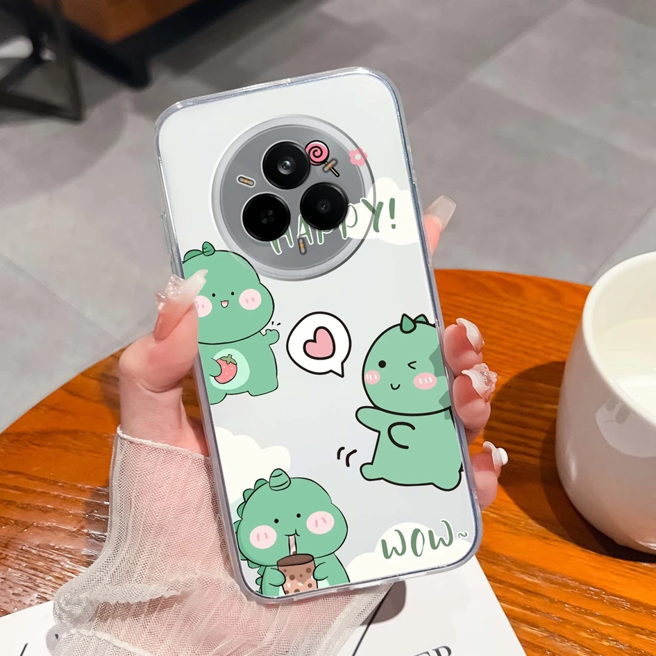 Cute Kitten Pattern Anti-Slip Clear Soft Silicone TPU Case