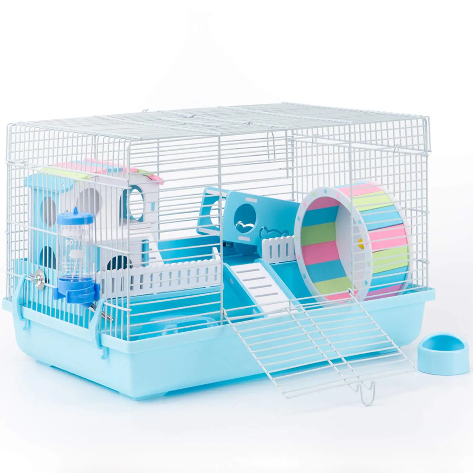 Mewoofun Large Hamster Cage 4 Models Gerbil Matel Safe PP Small Animal Cage Exercise Wired Haven