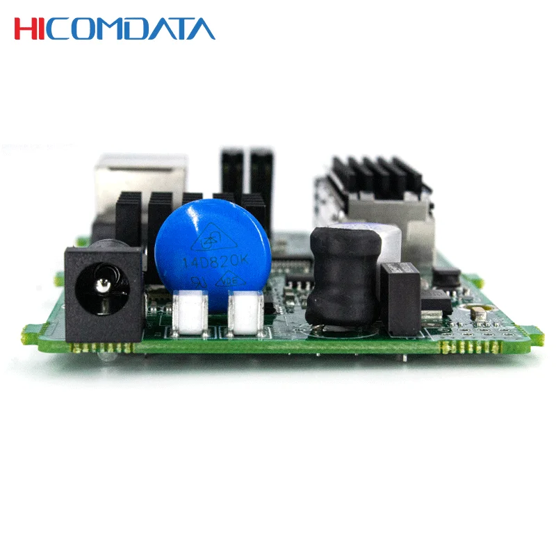 HICOMDATA Fiber Optic Media Converter 10gb 20km Transceiver Optical Sfp Fibre Converter PCBA