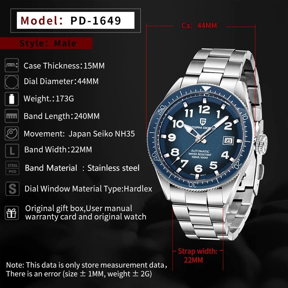 Watch For Men Light Luxury Brand New Business Machinery Class Automatic Stainless Steel Glow Waterproof Men Watch Reloj Hombre