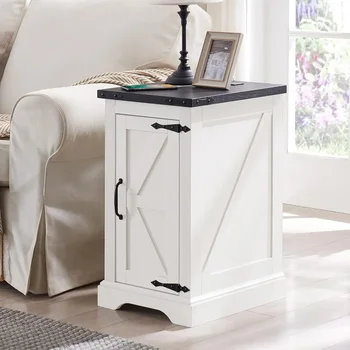 Farmhouse End Table Set 3