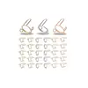 Wudu Nail Rings Non-Tarnish, 10PCS Adjustable No Glue No Adhesive Women Gift Set for HALAL NAILS,Muslim Nail Art Decoration 1