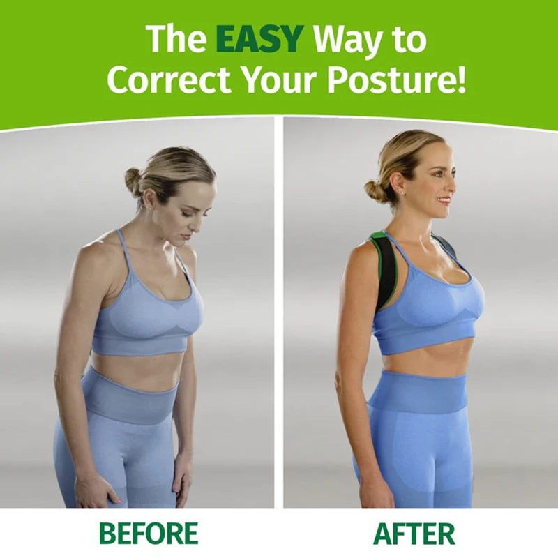 Back Posture Corrector Adjustable Neck Brace Training Equipment Home Office Man Woman Postura Shoulder Support Correction Belt