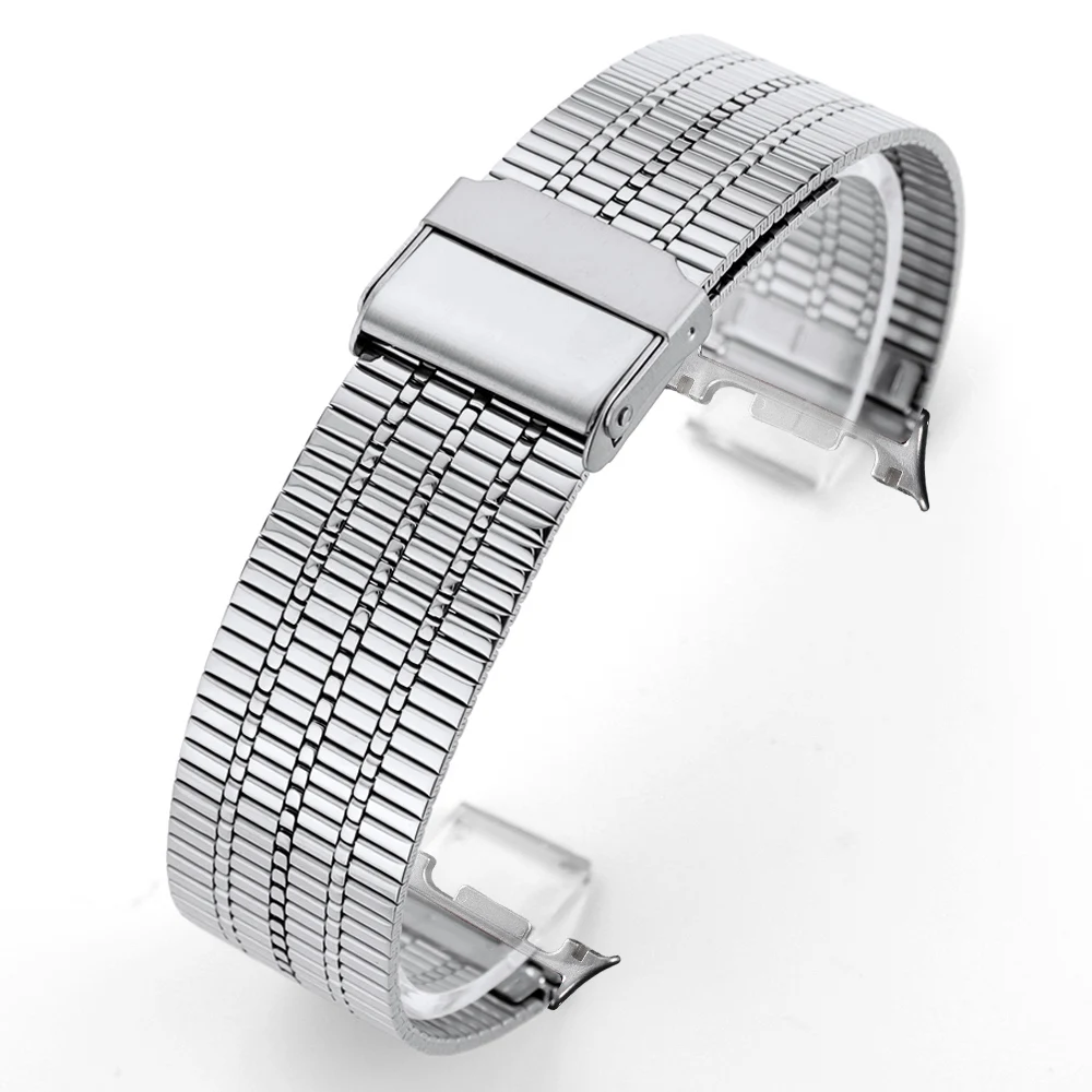 Elegant Stainless Steel Smartwatch Strap - No Gap Design Replacement Wristband