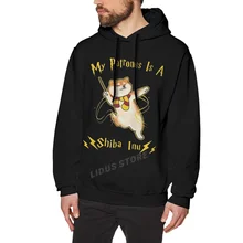 

My Patronus Is A Shiba Inu Hoodie Sweatshirts Harajuku Creativity Street clothes 100% Cotton Streetwear Hoodies