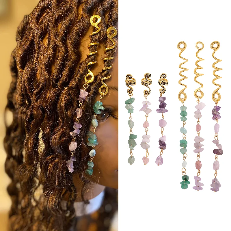 Labradorite Gemstone, Dreadlock Beads Dreadlock Bead, Loc Bead, Boho Hair  Accessories - AliExpress