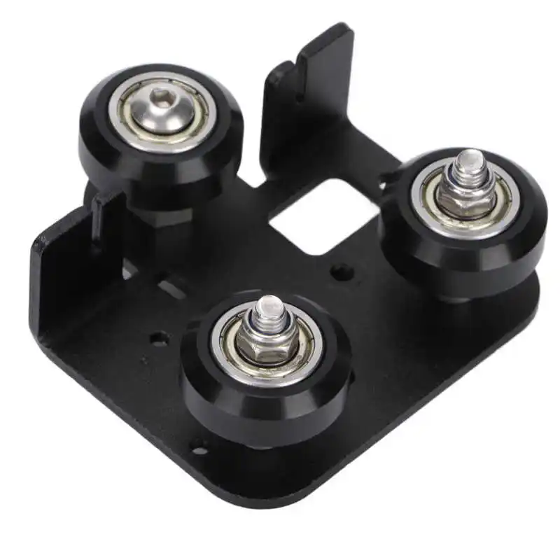 3D Printer Back Support Plate Black Metal With Pulley for Ender3 V2 3d printer build plate