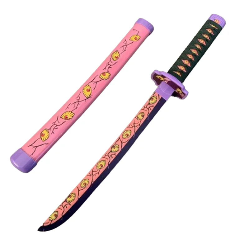 Neuestes Cosplay Iguro Obanai Anime Bambus 24-Zoll Katana Schwert Rollenspiel 60cm Modell – Detail 29