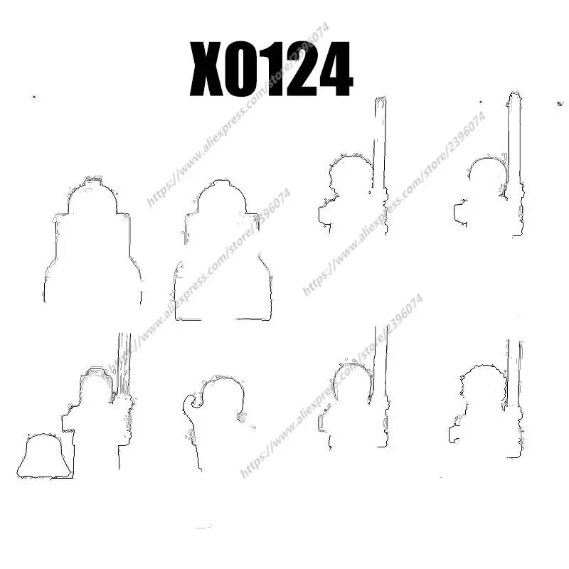 

X0124 Action Figures Movie accessories Building Blocks Bricks toys XH331 XH332 XH333 XH334 XH335 XH336 XH337 XH338