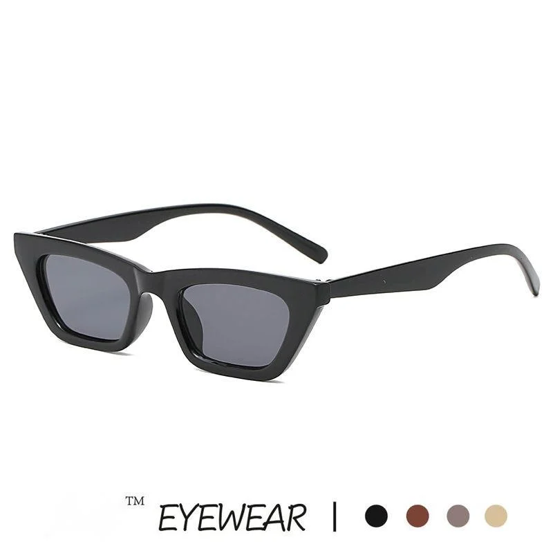 New Retro Small Frame Cat Eye Sunglasses European and American Trendy Sunglasses Personalized Street Photos, Internet Celebrities The Same Sunglasses_voghion.com