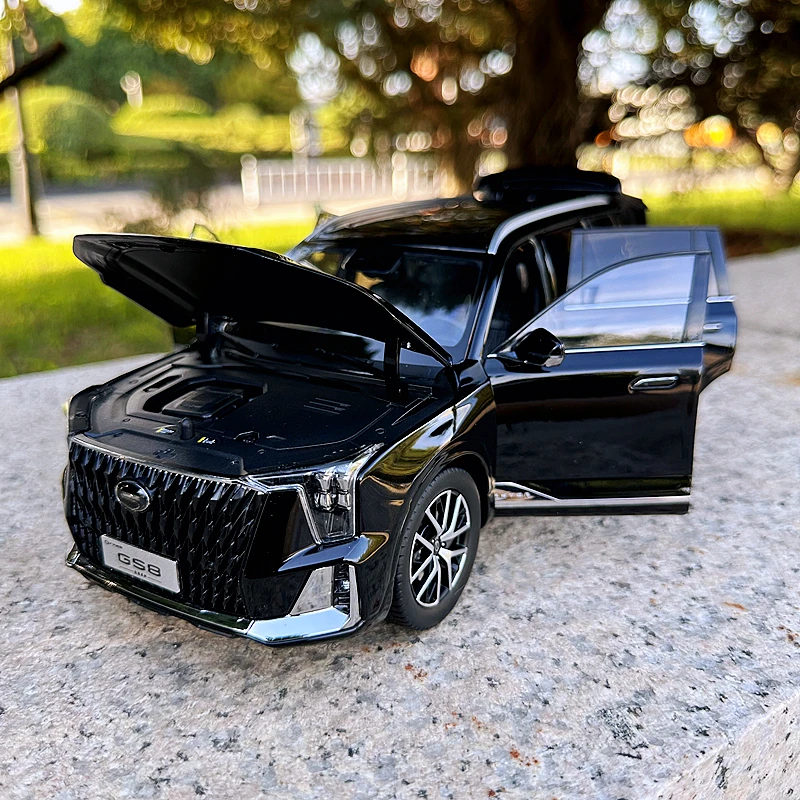 TRUMPCHI GS8 1/18 モデルカー ブラック GEELY ダイキャストカー 1 18 Gac Trumpchi Gs8 オフロード スタティック