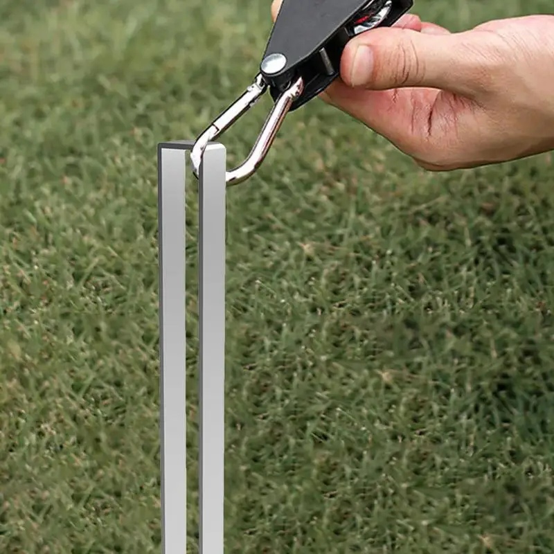 Trampoline Stakes 4pcs Steel Pegs Ground Anchors For Tent Trampoline Tie Down Anchors Kit High Wind Trampoline Stakes Silver Pla