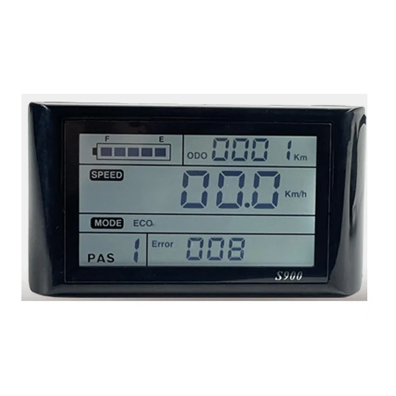 

LCD S900 LCD Meter, Multi-Information Display Bicycle Lithium Conversion Accessories 36V48V Waterproof Plug