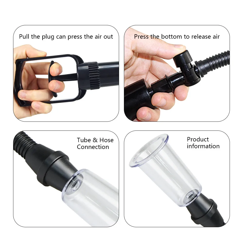Nipple Sex Toys Plastic Nipple Enhancement Pump Clitoris Enhancement Pump