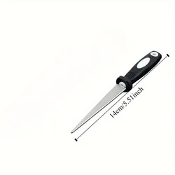 Dual - Sided Diamond Sharpening Stone with Ergonomic Handle and Innovative Design - M (Black)