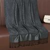 [T003] 1pc Bohemian Fashion Paisley Jacquard Pashmina Scarf Tassel Ladies Hijab Shawl Wrap Winter Suitable For Daily Wear 6
