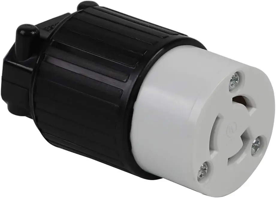 Nema L5-15R 15 Amp 125V 2 Poli 3 Fili Connettore Femmina Di Bloccaggio Di Grado Industriale, Twist Lock Industriale L5-15 15-AMP - Foto 5