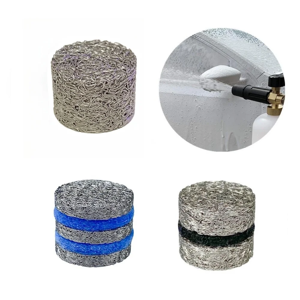 Foam Cannon Mesh Filter Foam Richer Lather Maker Nozzle Tips For High Pressure Snow Lance Universal