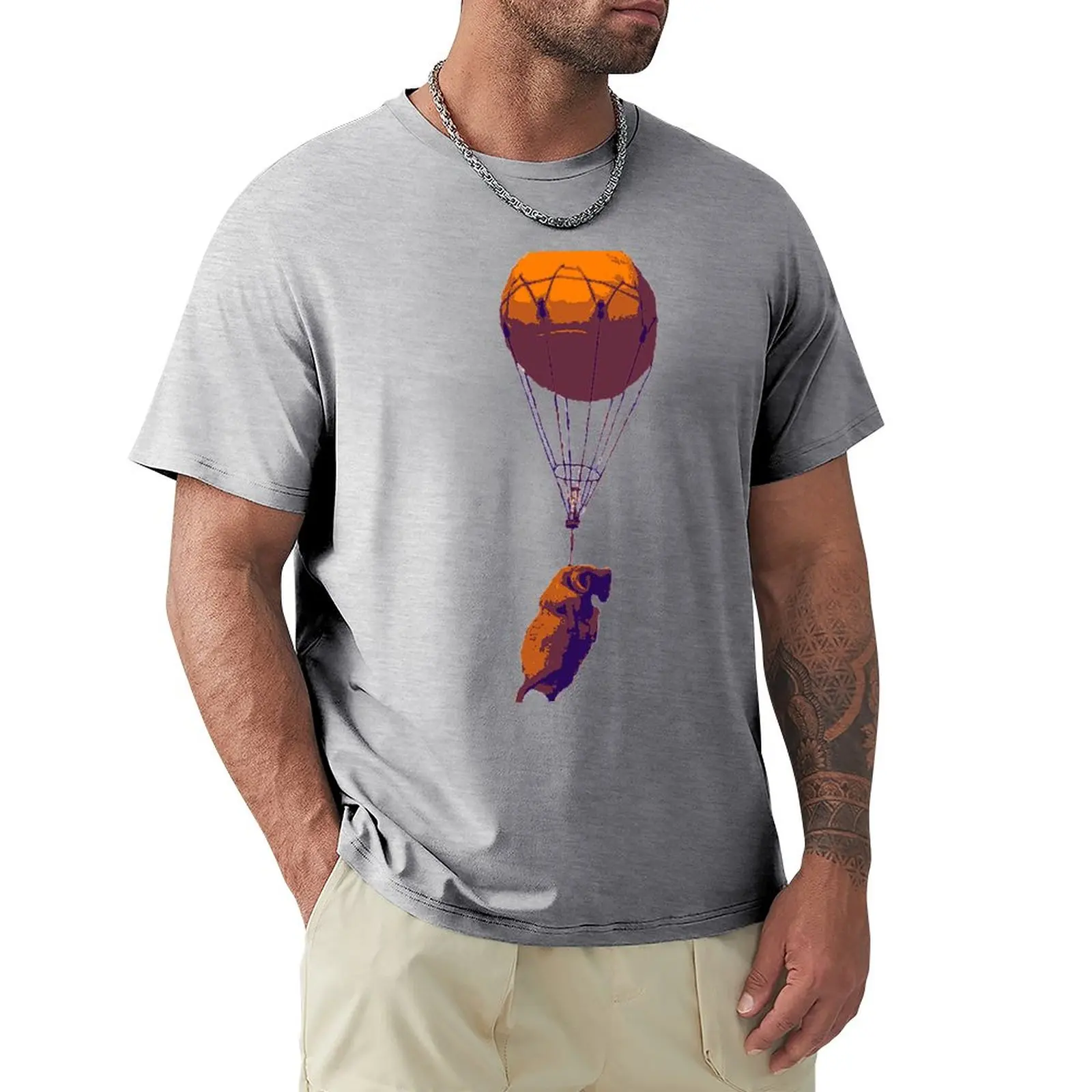 

Flying Goat T-Shirt anime clothes summer clothes graphic t shirt men long sleeve t shirts