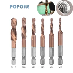 Popalle – embouts de robinet à tige hexagonale, filetage métrique Hss M35, en Cobalt, fil métallique et bois, M3, M4, M5, M6, M8, M10, 1 pièce 
