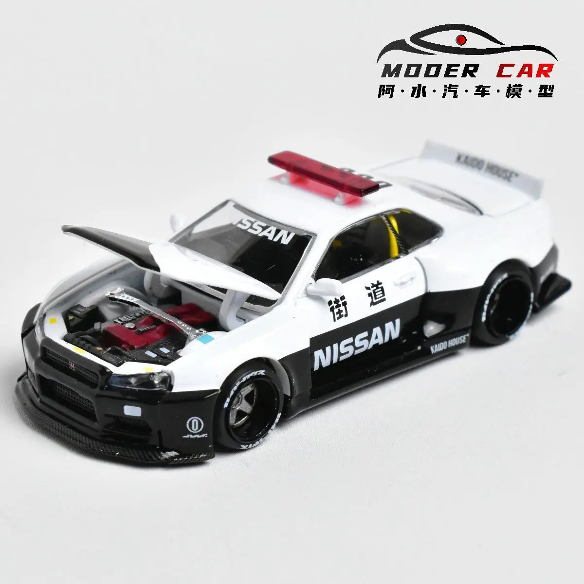 Kaido House+MINIGT TSM 1:64 Skyline GTR R34 Diecast Model Car
