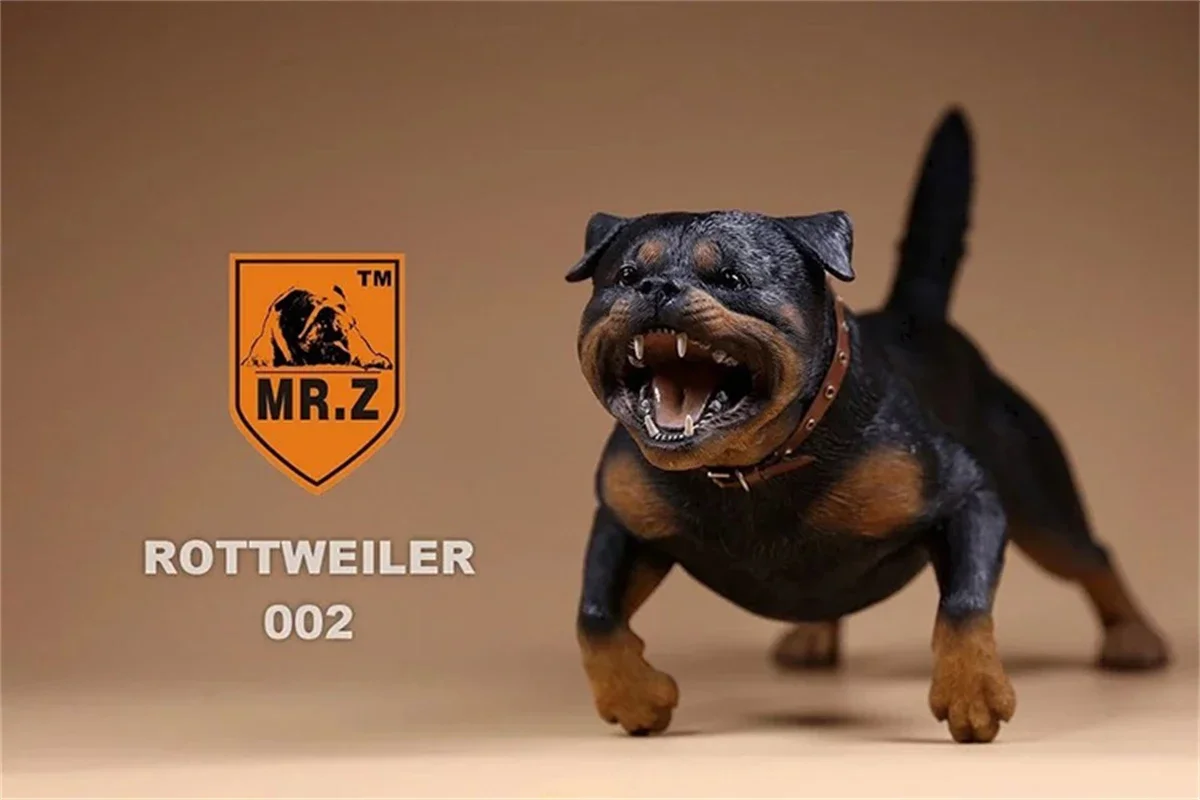 Mr.z studio 1:6ロットワイラー-かわいい置物,犬と警察の動物モデル