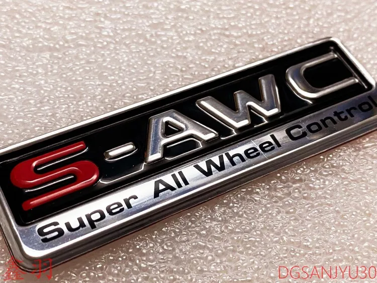 DECAL,S-AWC 슈퍼 올 휠 컨트롤, SAWC 마크, A9911SLC02, 80x25mm