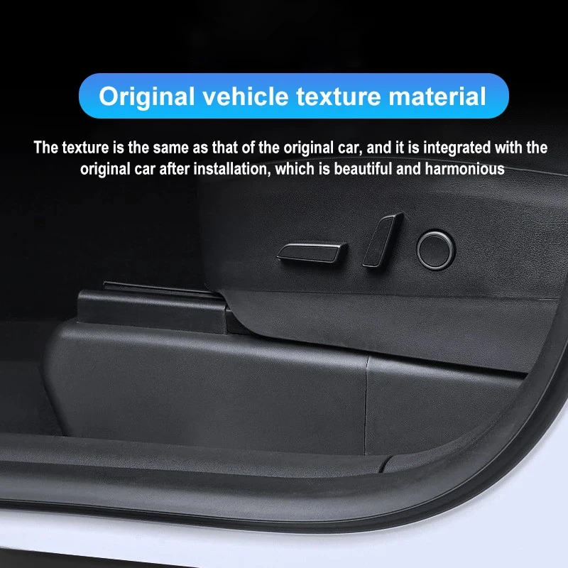 Protection Shell For Tesla Model Y Under Seat Corner Guard Seat Slide Rails Protector Cover Anti-Kick Decor Flocking car seat protector