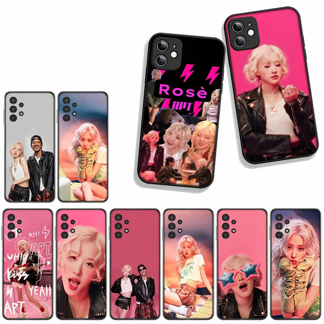 Korean Roses Kpop Pink Phone Case Cover