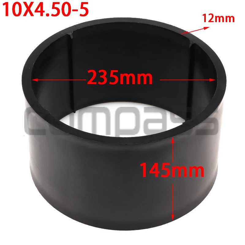 Drift tricycle big wheel 10x4.50-5 11*7.10-5 inch plastic wheel replacement PVC tire rim scooter sleeve street gasoline kart