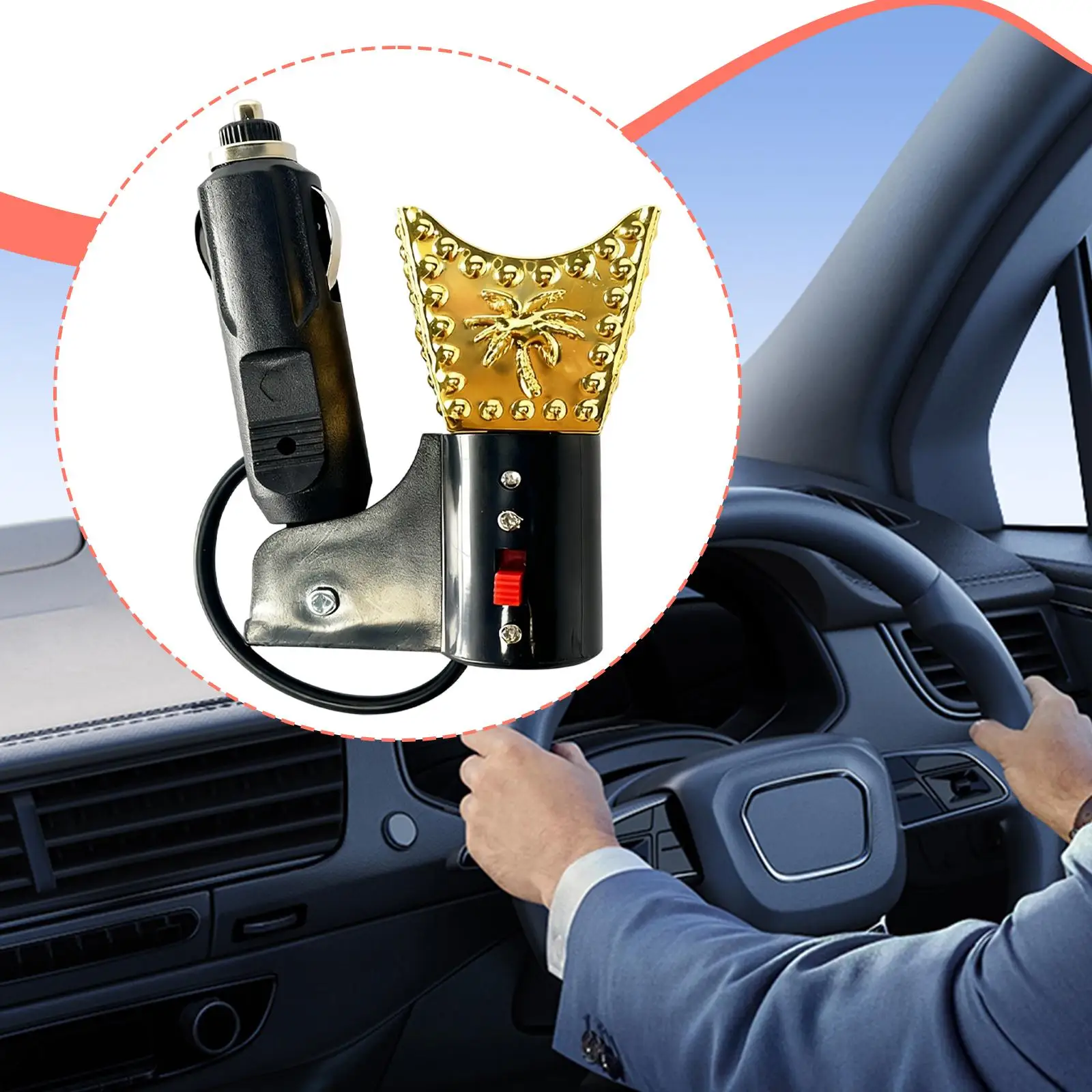 Portable Automotive Incense Burner Electric Aroma Diffuser Car Fragrance Machine for Car Smell Enhancement Portable Automotive Incense Burner Electric Aroma Diffuser Car Fragrance Machine for Car Smell Enhancement